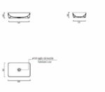 Νιπτήρας SAND 60x38 GSI Λευκό - Image 4