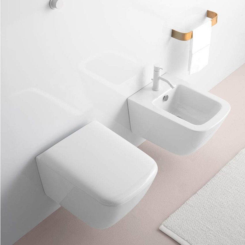 Κρεμαστό Μπιντέ SAND/50 GSI Λευκό - Image 1