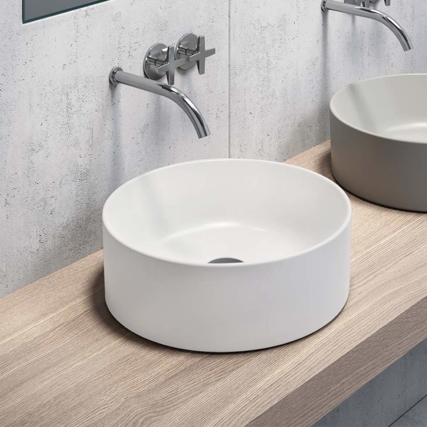 Νιπτήρας KUBE-X Φ40 GSI Λευκό - Image 1