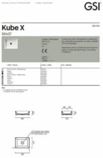 Νιπτήρας KUBE-X 50x37 GSI Λευκό - Image 2