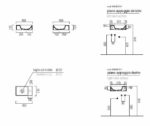 Νιπτήρας KUBE-X 40x23 1 Οπή Προχαραγμένη GSI Λευκό - Image 4