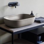 Νιπτήρας GLAM 56x39 SCARABEO Sand