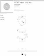 Νιπτήρας GLAM Φ39 SCARABEO Sand - Image 2