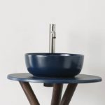 Νιπτήρας GLAM Φ39 SCARABEO Ocean (Blu)