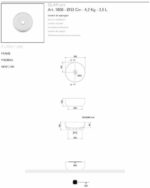 Νιπτήρας GLAM Φ33 SCARABEO Sand - Image 2