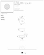 Νιπτήρας GLAM Φ33 SCARABEO Musk (Verde) - Image 3