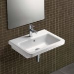 Νιπτήρας MODO 80x50 1 οπή GSI Λευκό