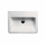 Νιπτήρας MODO 80x50 1 οπή GSI Λευκό - Image 2