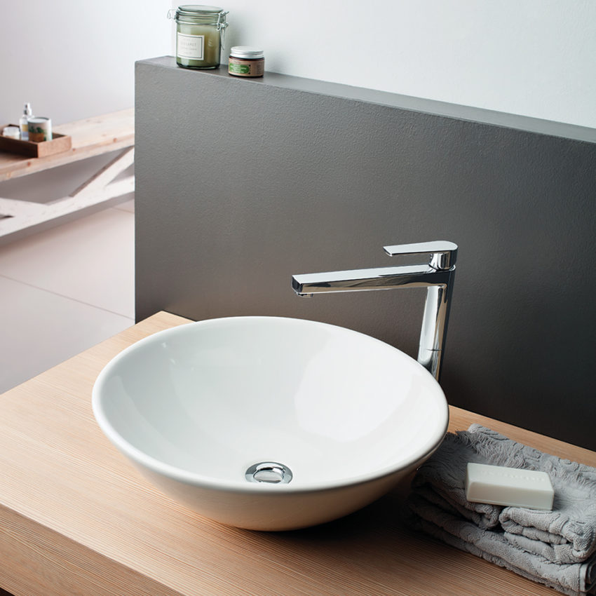 Νιπτήρας Φ45 SEREL Λευκό - Image 1