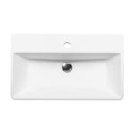 Νιπτήρας TETRA 60x35 1 Οπή SEREL Λευκό - Image 2