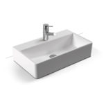 Νιπτήρας TETRA 60x35 1 Οπή SEREL Λευκό - Image 3