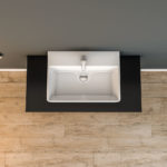 Νιπτήρας TETRA 60x42 1 Οπή SEREL Λευκό