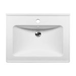 Νιπτήρας Slim 60x46 1 Οπή SEREL Λευκό - Image 2