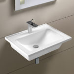 Νιπτήρας Slim 60x46 1 Οπή SEREL Λευκό