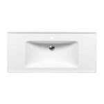 Νιπτήρας Slim 100x46 1 Οπή SEREL Λευκό - Image 2