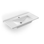 Νιπτήρας Slim 100x46 1 Οπή SEREL Λευκό - Image 3