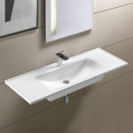 Νιπτήρας Slim 120x46 1 Οπή SEREL Λευκό