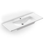 Νιπτήρας Slim 120x46 1 Οπή SEREL Λευκό - Image 3