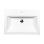 Νιπτήρας 60x42 1 Οπή SEREL Λευκό - Image 2