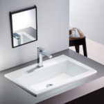 Νιπτήρας 60x42 1 Οπή SEREL Λευκό