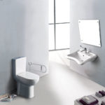 Κομπλέ Λεκάνη AMEA Vela Alto ΧΠ Π/Μ + Καζανάκι + Μηχανισμό + Κάλυμμα 6001 Λευκό - Image 2