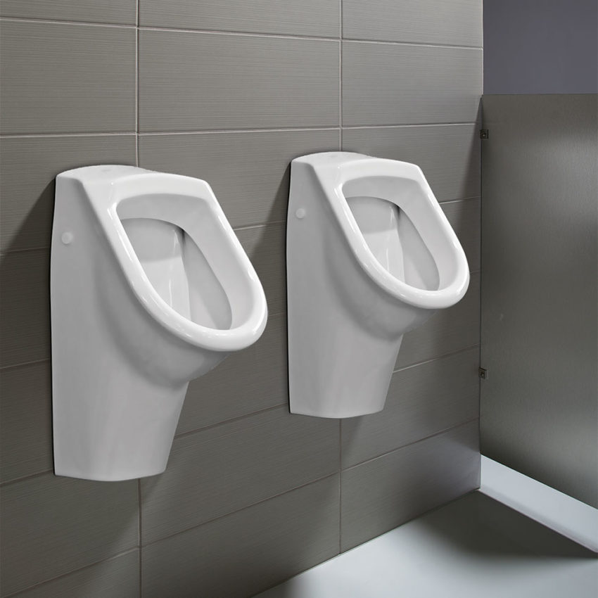 509-6809A-300-1 Ουρητήριο ORKIDE Χωρίς Κάλυμμα Παροχή Πίσω SEREL Λευκό - Image 2