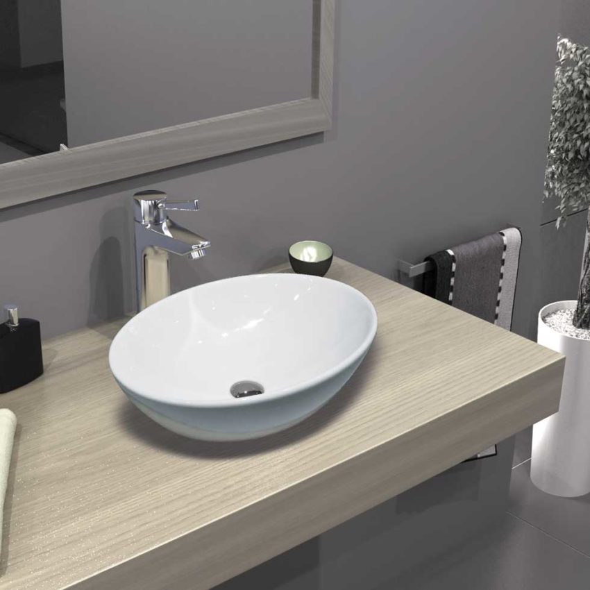 Νιπτήρας 55x41 SEREL Λευκό - Image 3