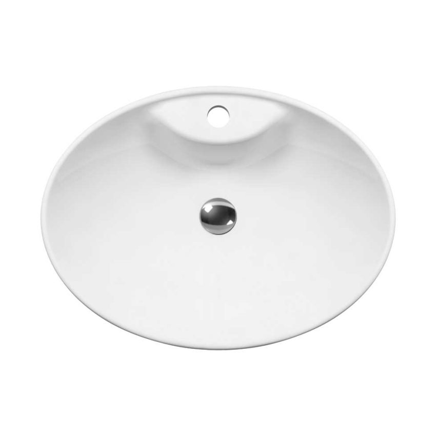 Νιπτήρας 55x41 1 Οπή SEREL Λευκό - Image 2