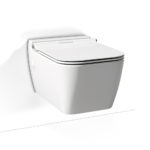 Κομπλέ Κρεμαστή Λεκάνη RITA/52 + Κάλυμμα Αποσπώμενο ZT00 SEREL Λευκό