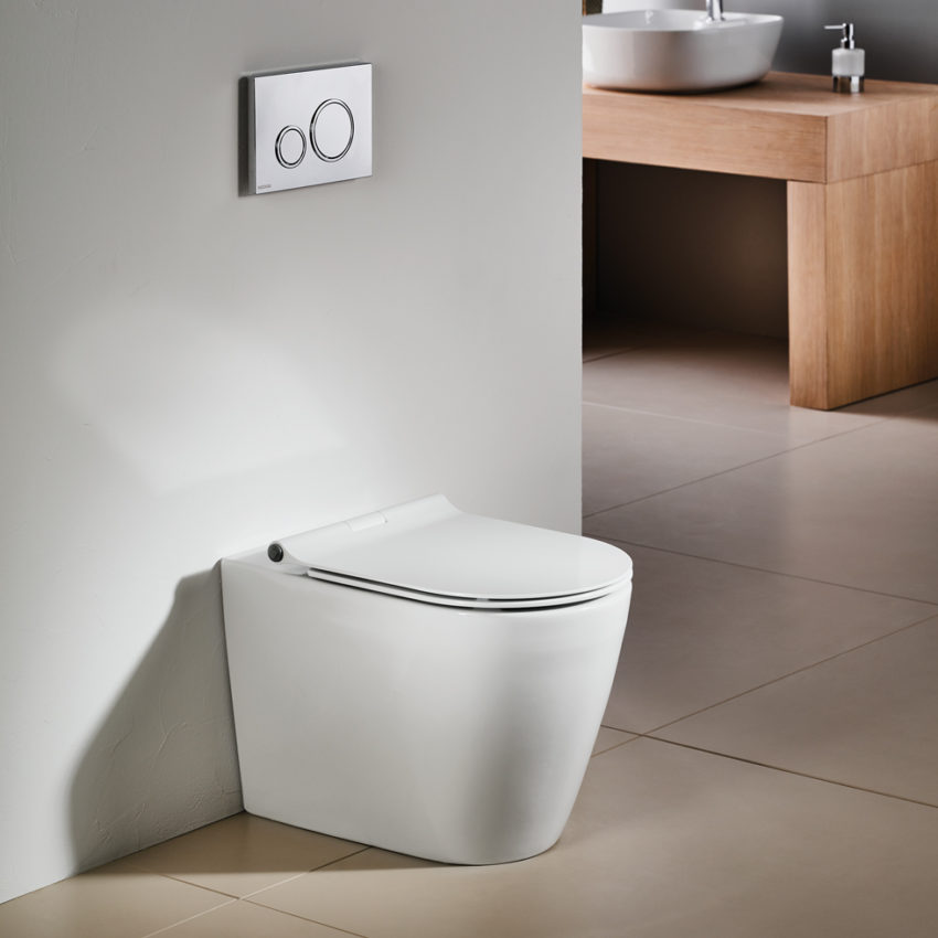 Κομπλέ Λεκάνη SMART ΥΠ Π/Μ + Κάλυμμα 6001 SEREL Λευκό - Image 3