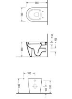 Κομπλέ Λεκάνη SMART ΥΠ Π/Μ + Κάλυμμα 6001 SEREL Λευκό - Image 4