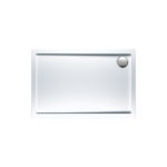 Ντουζιέρα Παραλληλόγραμμη Ακρυλική 120x80 EXTRA-FLAT Φ90 SIRENE Λευκό