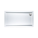Ντουζιέρα Παραλληλόγραμμη Ακρυλική 150x80 EXTRA-FLAT Φ90 SIRENE Λευκό