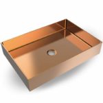 Νιπτήρας Επιτραπέζιος 55x38 VOSS Inox PVD Rose-Χρυσό