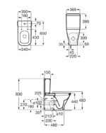 Roca Λεκάνη Δαπέδου ΧΠ/ΟΑ Rimles A342479000 - Image 2