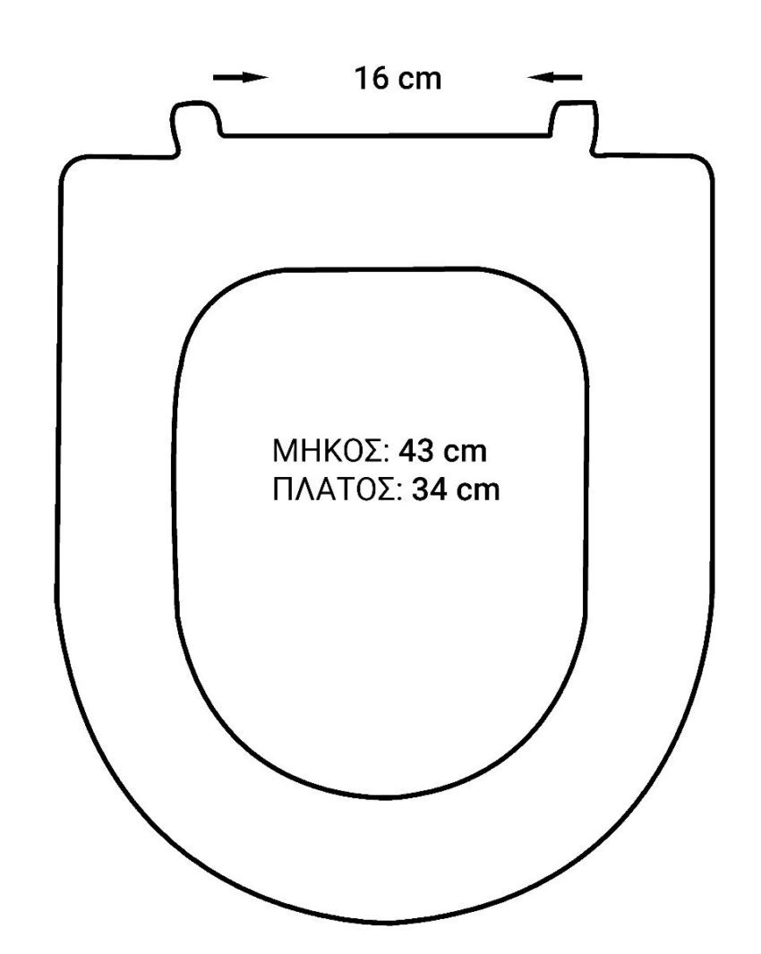 A80164A004-1 Καπάκι Λεκάνης Nexo Soft Close Roca A80164A004 - Image 2