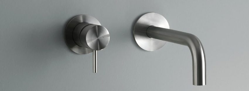 deytdg IMEX Εντοιχιζόμενη Μικτική Μπαταρία Νιπτήρος Ανοξείδωτη GLT023/AC - Image 1