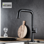 Armando Vicario Eva 400746-400 Black Mat Μπαταρία Κουζίνας - Image 2
