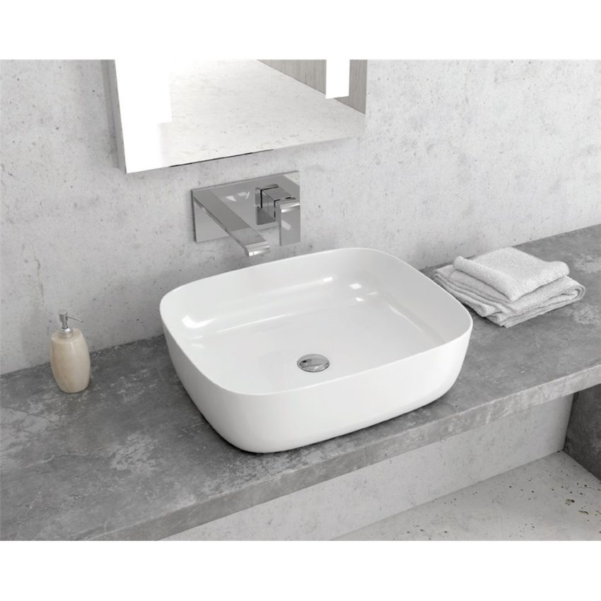 karag-lt-2143 KARAG LT2143 Νιπτήρας επικαθήμενος 49,5x39,5cm - Image 1