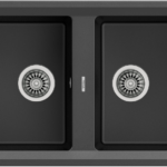 Νεροχύτης Teka Stone 90 C-TG 2C (86x51) Dark Grey N.440.DG