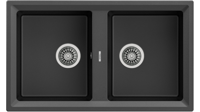 115260006_stone_90_teka Νεροχύτης Teka Stone 90 C-TG 2C (86x51) Dark Grey N.440.DG - Image 1