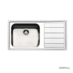 Νεροχύτης LINEAR 100x50 APELL Inox Λείο RIGHT