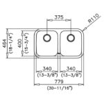 Νεροχύτης Ανοξείδωτος BE 780 2B - Image 4
