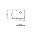 Νεροχύτης Ανοξείδωτος BE 40.40 PLUS - Image 3