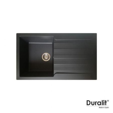 Νεροχύτης Συνθετικός 86x50 DURALIT GRAPHITE