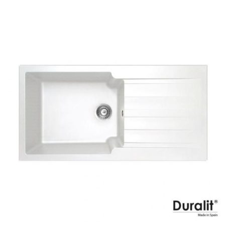 Νεροχύτης Συνθετικός 100x50 DURALIT Λευκό