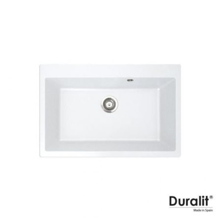 Νεροχύτης Συνθετικός 76x50 DURALIT Λευκό