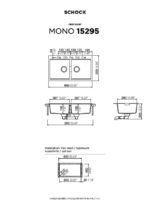 Νεροχύτης MONO 86x50 SCHOCK CRISTADUR SILVERSTONE GR - Image 2