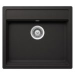 Νεροχύτης MANHATTAN 57x51 SCHOCK CRISTALITE NERO GR