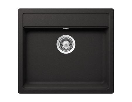 Νεροχύτης MANHATTAN 57x51 SCHOCK CRISTALITE NERO GR